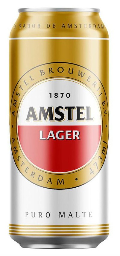 Cerveja Amstel Lager lata